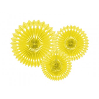 Papirnate rozete z luknjicami, RUMENA